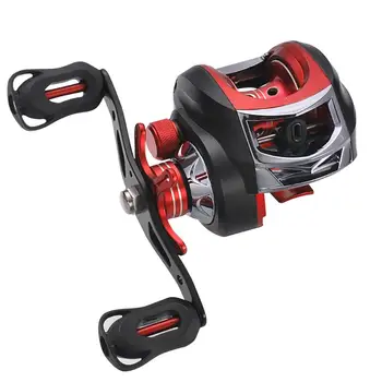 

HiMISS Low-Profile Reel Left Right Fishing Wheel Bait Casting Hand Fishing Reel Low-profile reel High strength ceramic outlet