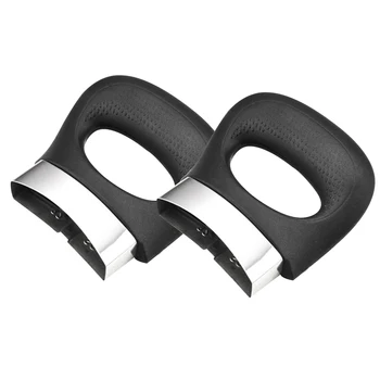 

2pcs Pressure Pan Anti Scalding Short Pot Handle Bakelite Grip Single Hole Cooker Steamer Kitchen Tool Dismountable Household
