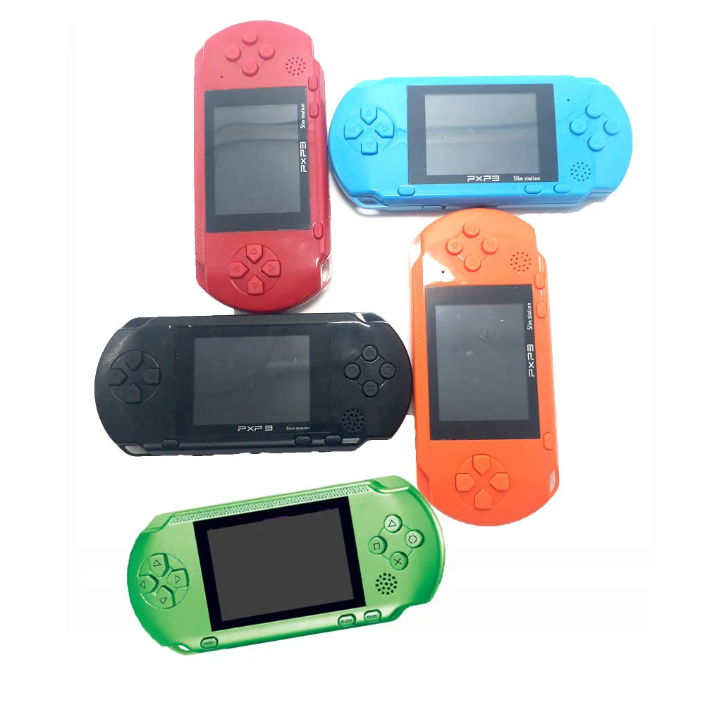 

3 Inch 16 Bit PXP3 Slim Station Video Games Player Handheld Game + One Free Game Card Console built-in 150 Classic Games