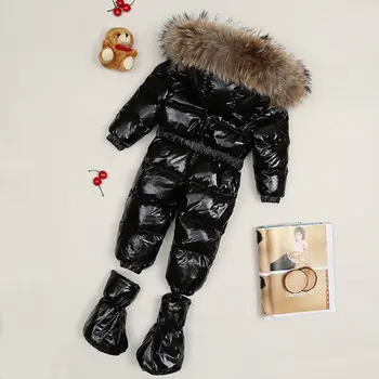 

Winter Baby Clothes Snowsuit Overalls 90% Duck Down Jacket Toddler Clothing Kids Girl Parka Coat Infant Boy Jumpsuit Snow Suit