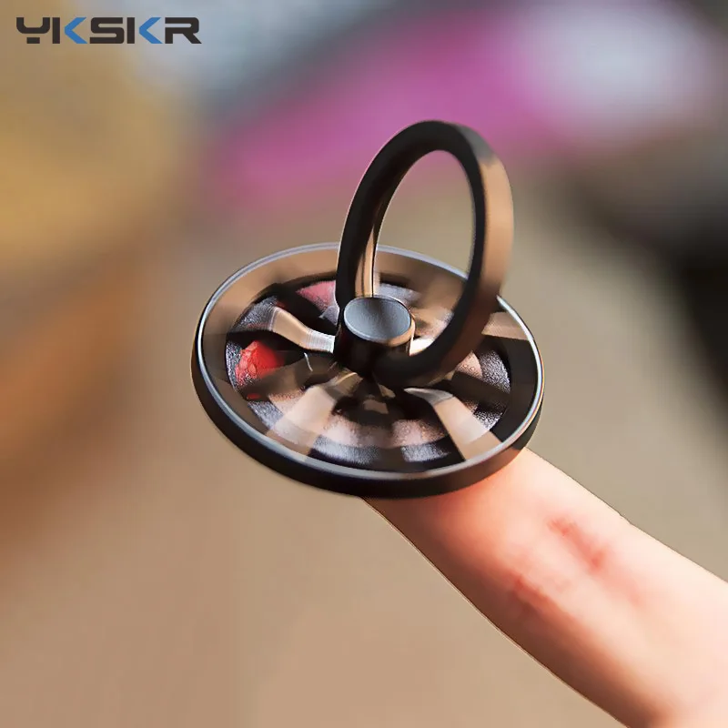 Gyro Finger Ring Holder Hand Spinner Rotary Rotation Metal Mobile Phone Stand For iPhone Samsung xiaomi | Мобильные телефоны и