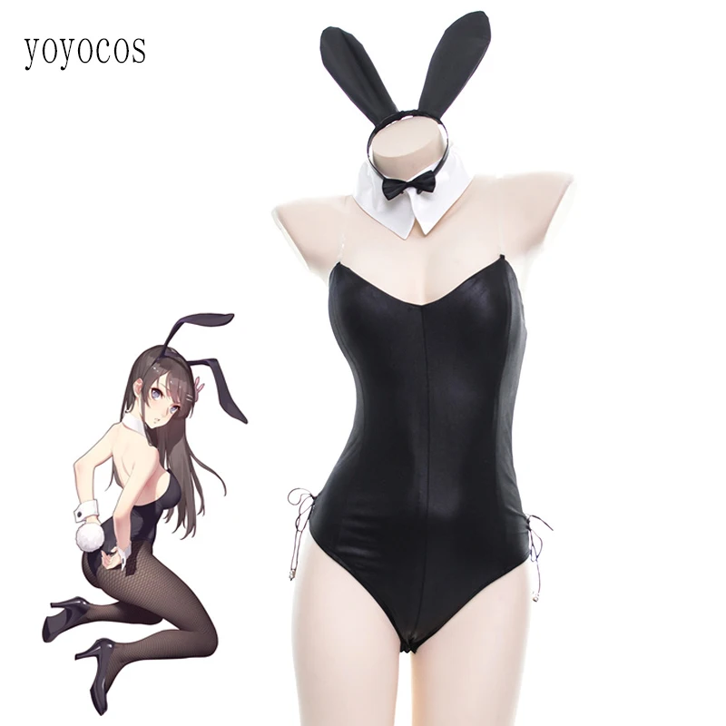Сексуальный женский комбинезон для косплея YOYOCOS Seishun Buta Yarou wa Bunny Girl Senpai no Yume wo Minai |
