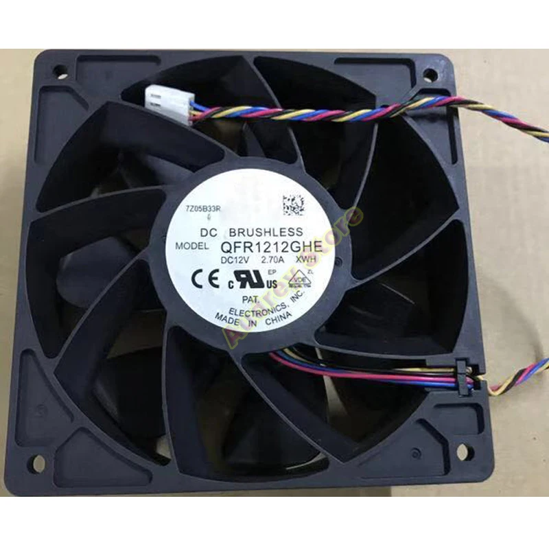 12 см qfr12ghe 2.7A PWM очень большой объем воздуха охлаждающий вентилятор воздуходувка |