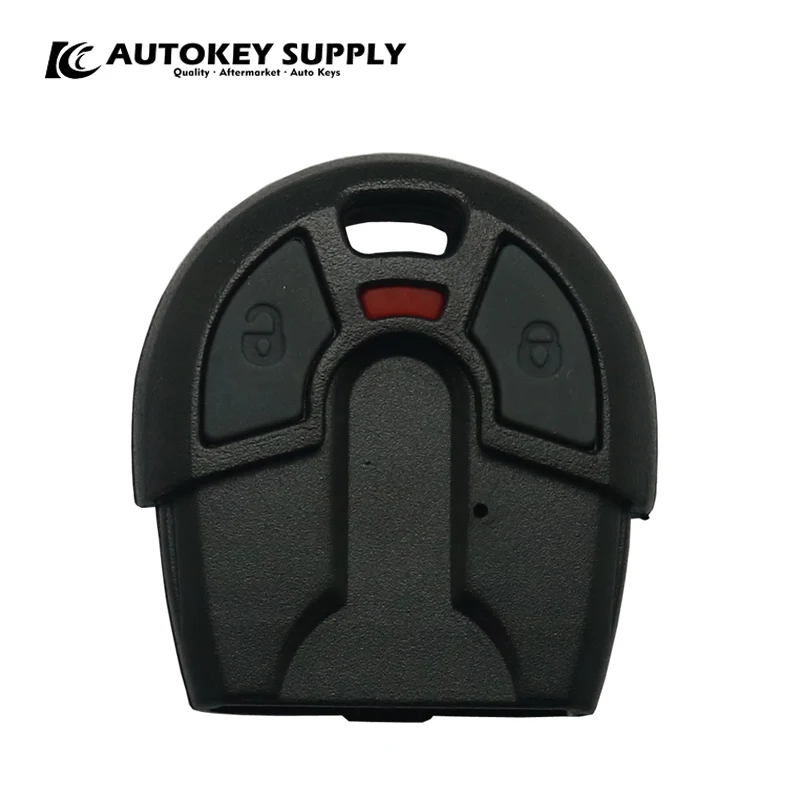 AutokeySupply AKBPS117 / AKBPS118 Brazil Positron Flex (PX52) 2 Buttons shell red with hold For Fiat car key shell key shell