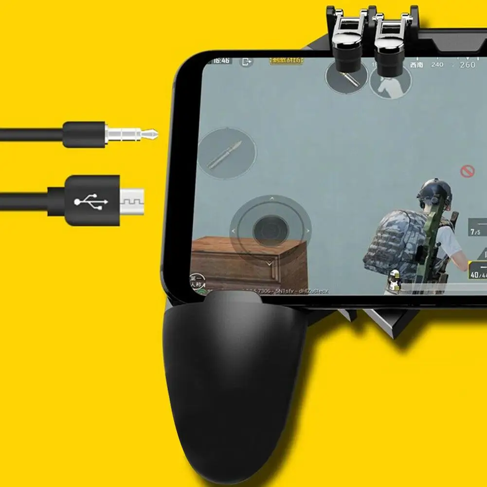 For PUBG Mobile Game Gamepad Six Fingers Trigger Fast Fire Shoot Sensitive Joystick Controller for 