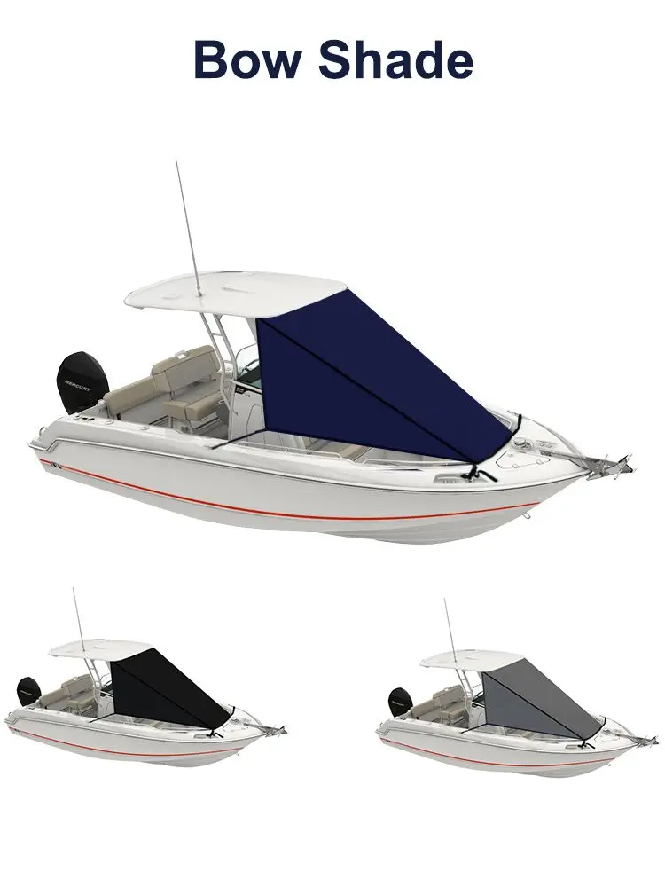 Boat Cover boat cover fishing boat cover Oceansouth Bow Shade Extensions For T-Top Marine Grade Boat-cover Top Canopy