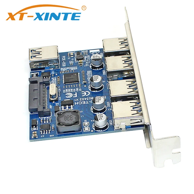 

Адаптер USB 3,0 PCI-e, 4 порта USB 3,0, 5 Гбит/с