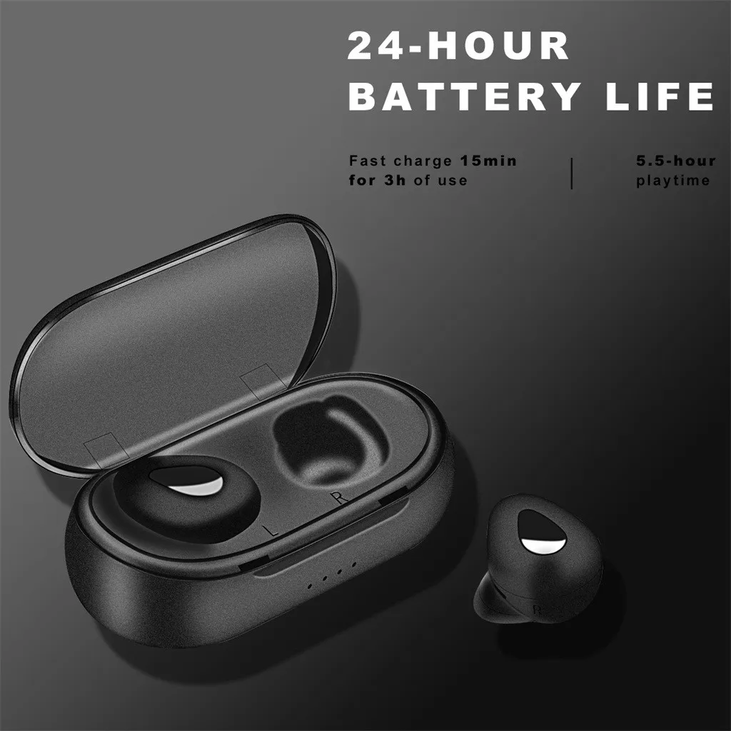 Y20 True HIFI Беспроводная гарнитура Bluetooth 5,0, беспроводные Bluetooth наушники, спортивные наушники для близнецов, 3D стерео Портативная зарядная коробка