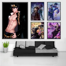 

Home Decor Japan Anime Painting JoJo S Bizarre Adventure Action HD Print Canvas Poster Modular Pictures Modern Bedroom Wall Art
