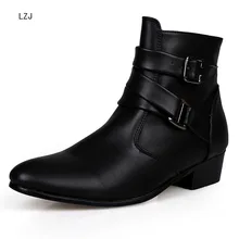 LZJ/Новинка года; мужские зимние ботинки; модная обувь с острым носком в английском стиле; большие размеры 39-46; кроссовки; Zapatos De Mujer