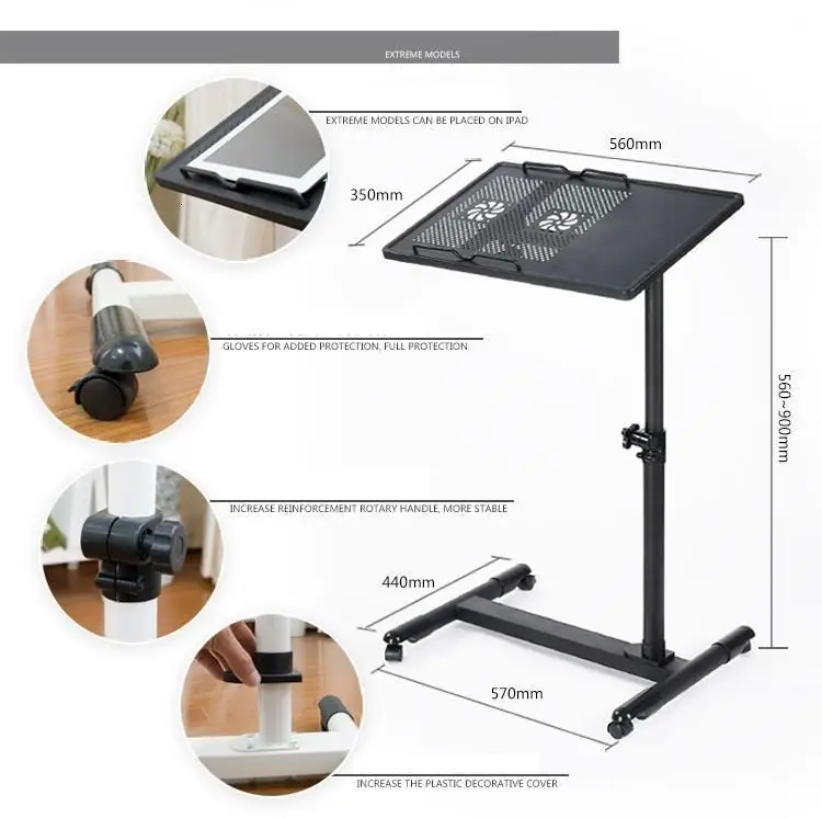 Ordinateur портативный Escritorio Biurko поднос для кровати Mesa Portatil Tafel офисный прикроватный регулируемый стол для ноутбука компьютерный стол