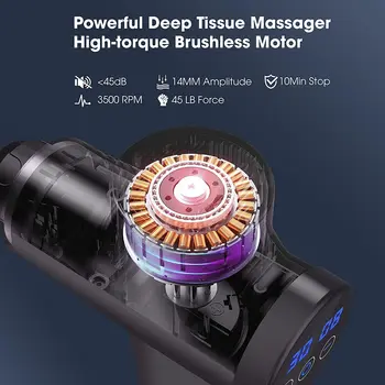 Professional Fascial Massage Gun Sport Relaxation Fitness 6