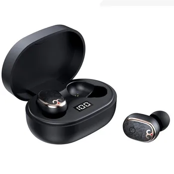 

Bluetooth Earphone S17 Wireless Earbuds 5.0 TWS Headsets Dual Earbuds for Game Deep Bass Sound LED Display for Mobile Phones
