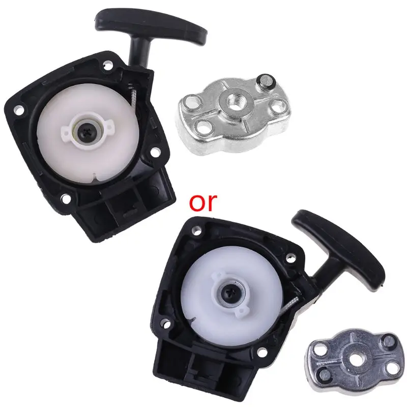 

1Set 26CC 1E34F Brush Cutter Grass Hedge Trimmer Starter with Pulley Plate Replacement for Mitsubish CG260 BC260