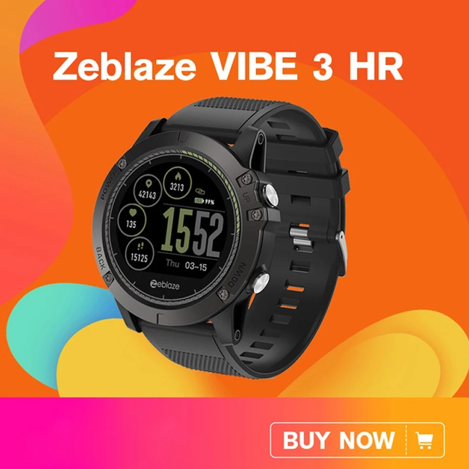 Comprar Reloj inteligente Zeblaze VIBE 3 HR VIBE 3 PRO, resistente al agua, resistente al agua