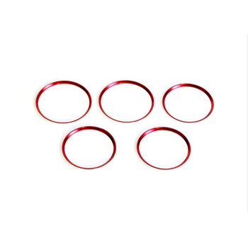

5 Pcs/set Car Metal Sticker Air-conditioning Outlet Decorative Ring for the GLA180 200 220 260 Auto Decoration Accessories Car
