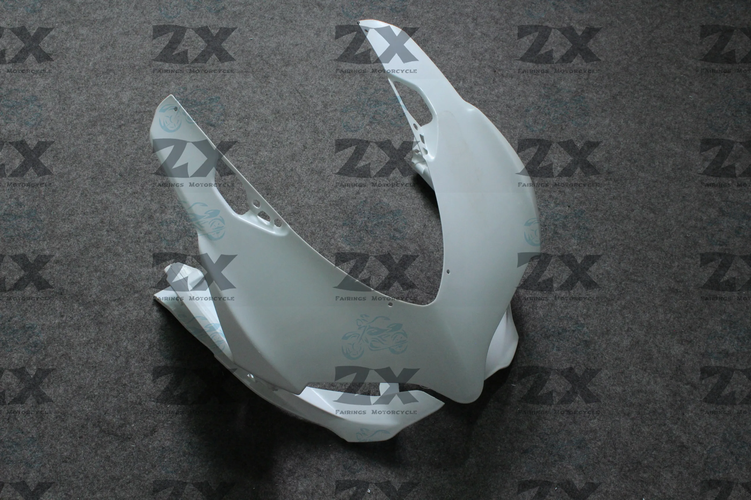 

unpainted Motorcycle ABS Injection Fairings Upper Front Head Fairing Cowl Nose For 1199 899 Panigale 2012-2014 2013