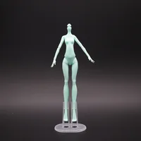 Doll Figure Body Multi-Joints Movable Doll Body Toy 23cm Doll Toy To Fit Many Heads White Green Brown Monstering High Doll Body 2