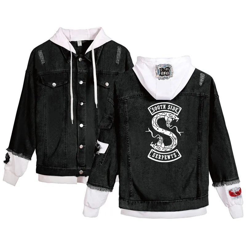 style 5 "South Side Serpents" ривердейл Southside костюм, Толстовка Куртка ривердейл толстовки змеи пуловер Для женщин Толстовка-Кенгурушка для девочки - Color: style 5