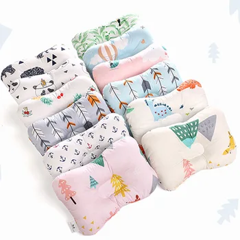 

Cartoon Toddler Headrest Pure Cotton Baby Shaping Pillows Soft Breathable Baby Sleeping Supplies Anti-roll Head Position Cushion