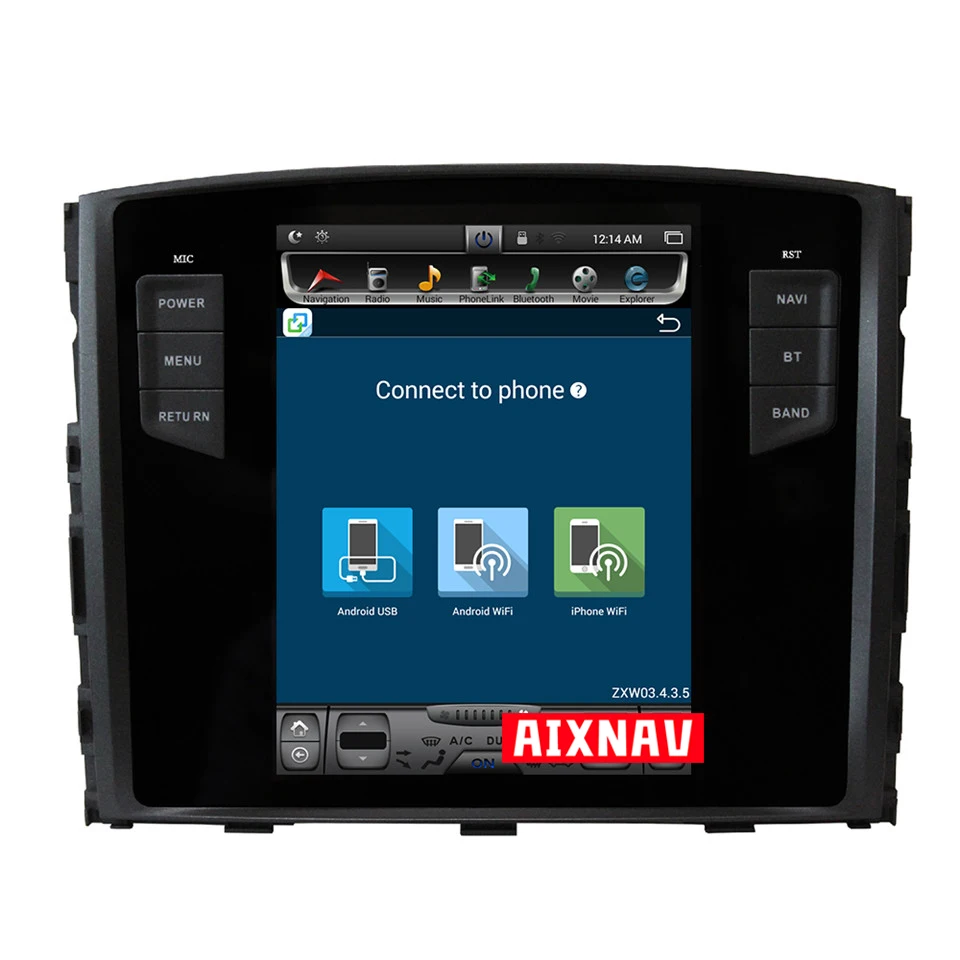 Discount 2 Din Car Radio HD Touch Screen Bluetooth Multimedia Player USB GPS Navigator Autoradio Backup Monitor for Mitsubishi Pajero 1