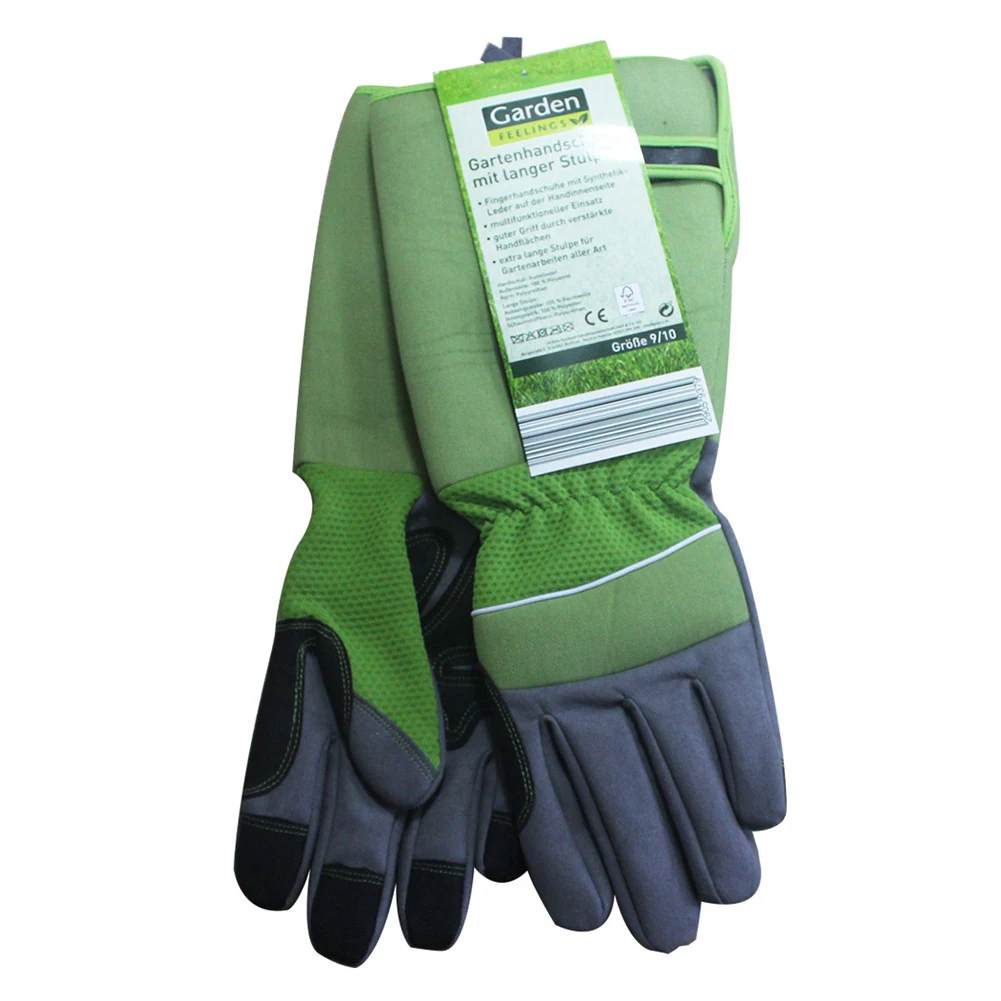 1 Pair Wrist Protection Thicken Tools Trimming Anti Stab Planting Pruning Printed Cold-proof Gardening Labor Long Sleeve Gloves