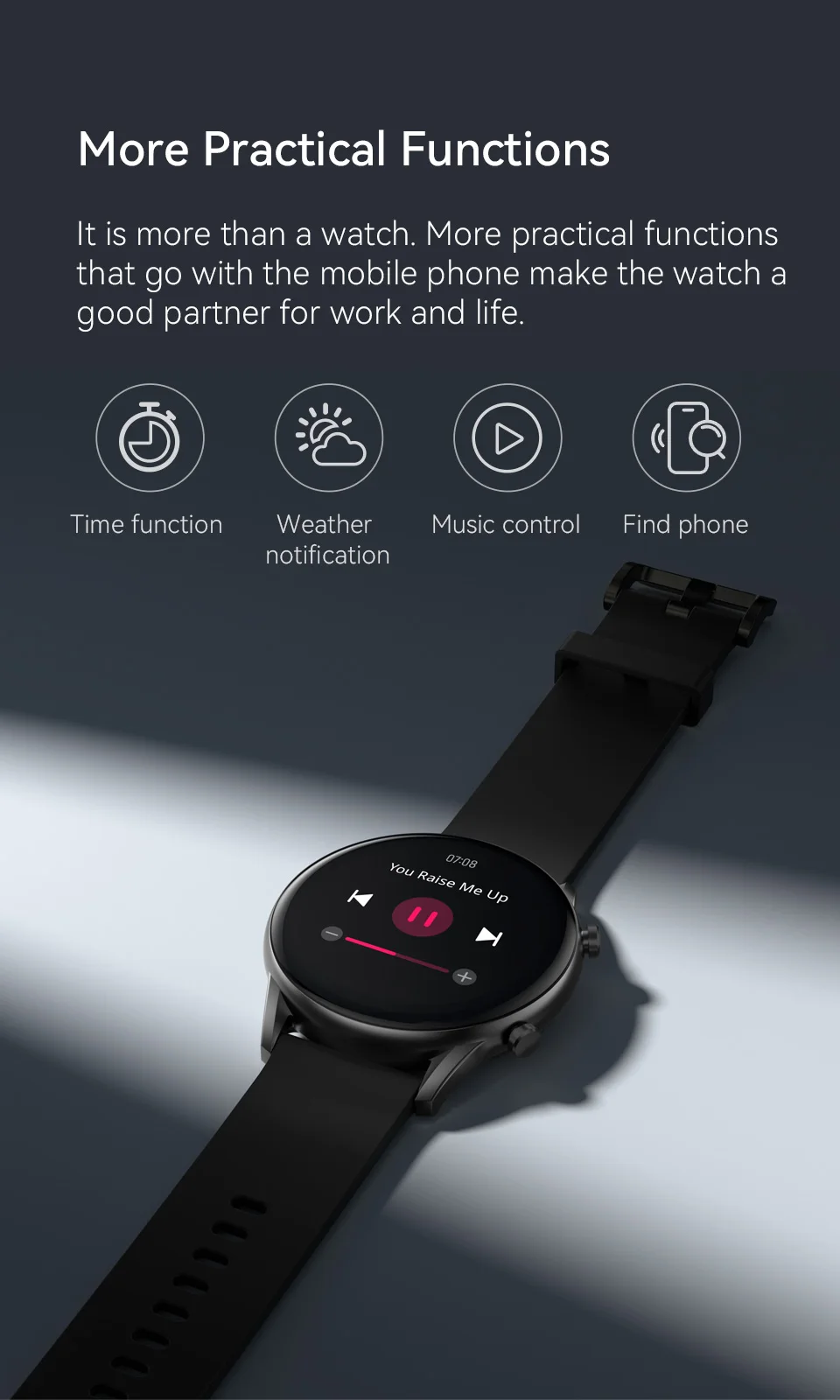 Haylou RT2 smart watches IP68 Waterproof Blood oxygen monitor 12 Sport Models Heart Rate Monito Sleep monitor Custom watch face