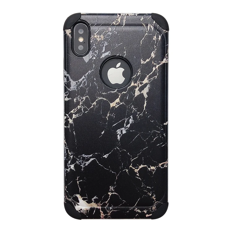 Модные Ретро Белые Черные мраморные анти-осенние Чехлы для iphone X Max XR X XS Max 7 8 Plus Мягкий чехол для iphone