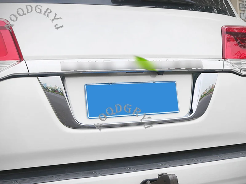 Автомобильный Стайлинг 1 шт. для Toyota Land Cruiser LC200- ABS задний багажник Автомобильная номерная рамка формовочная накладка