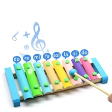 1 набор деревянная ударная игрушка игрушечный ксилофон обучающая игрушка детская музыкальная игрушка креативная игрушка для детей