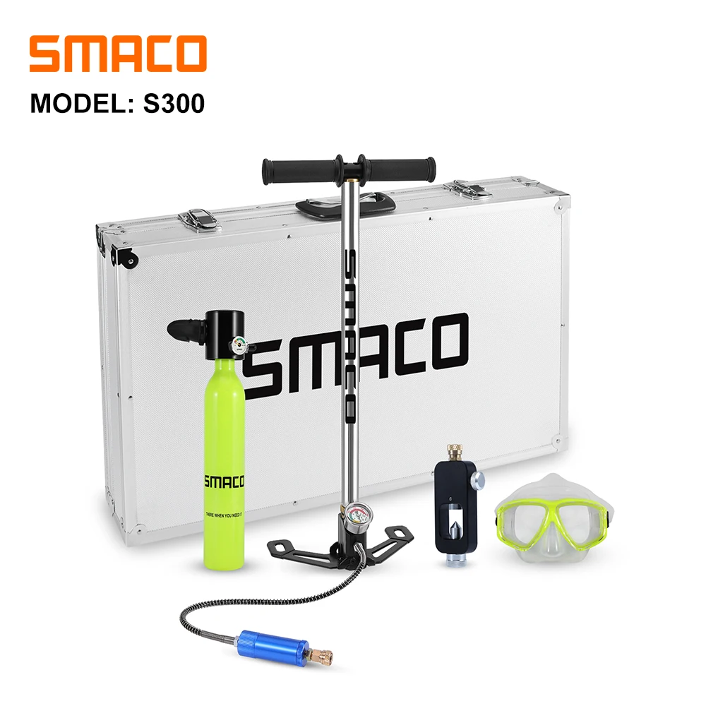 SMACO оборудование для дайвинга кислородный баллон набор мини резервуар