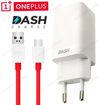 

Original OnePlus 6 Dash Charger adaptive One Plus 7 6t 5t 5 3t 3 Smartphone Fast charge Power Adapter 1M Usb 3.1 Type c Cable