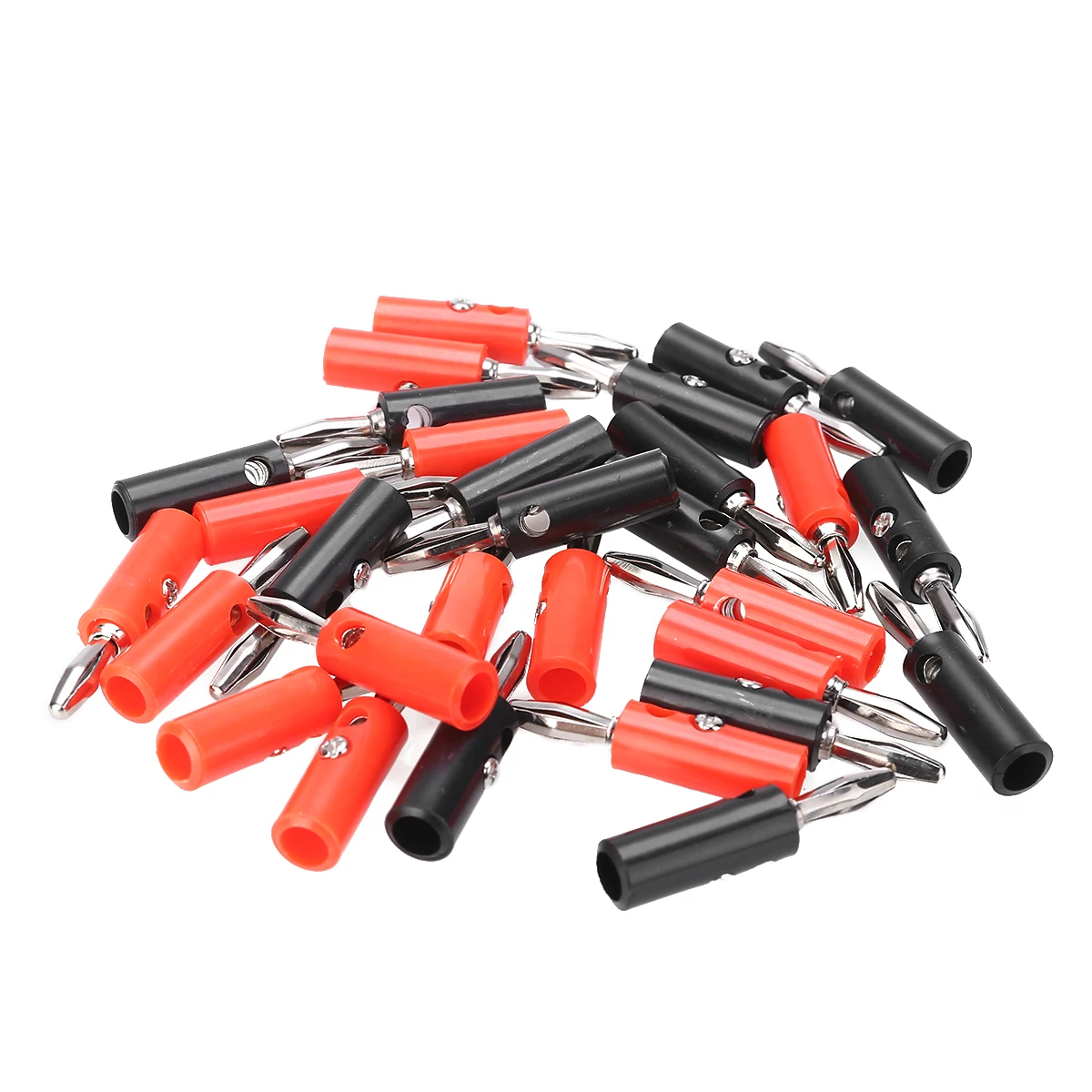 Spine Banana Altoparlanti 4mm - Connettori Oro 24K, 2 Coppie Rosso/Nero - Foto 3