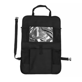 

Car Seat Storage Bag Backseat Organiser Screen Tablet Holder Auto Organizer Kick Mats
