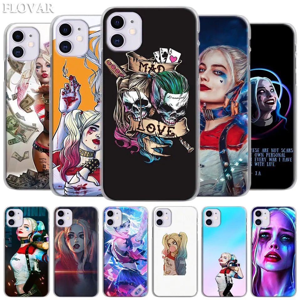 

Harley Quinn Suicide Squad Case for Apple iPhone 11 Pro 11 Pro MAX X XR XS MAX 7 8 6 6s Plus 5S SE Hosing Cover Coque