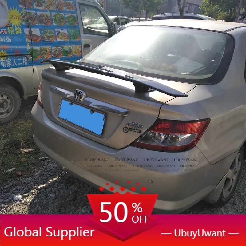 Спойлер для Honda FIT JAZZ SEDAN 2003-2007 высококачественный декоративный спойлер из