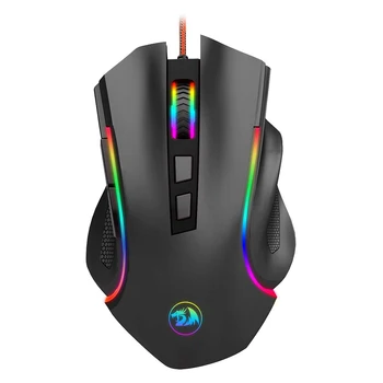 

Redragon M602A-RGB 8 Buttons USB Wired Gaming Mouse 5 Gears 7200 DPI Adjustable RGB Backlight Computer PC Mice