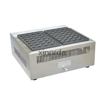 FY-55.R Gas type 2 pan Takoyaki maker fish ball grill 220V or 110V available