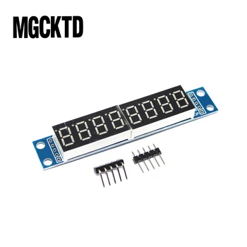 Goede 5 stks partij MAX7219 Led Module 8 Digit 7 Segment Digitale LED Display Buis MCU 100% nieuwe originele