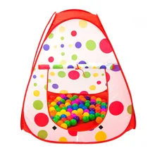 Детская палатка игровой дом с тоннелем младенческой игрушки младенца Одиночная модель складной шатер шар бассейн