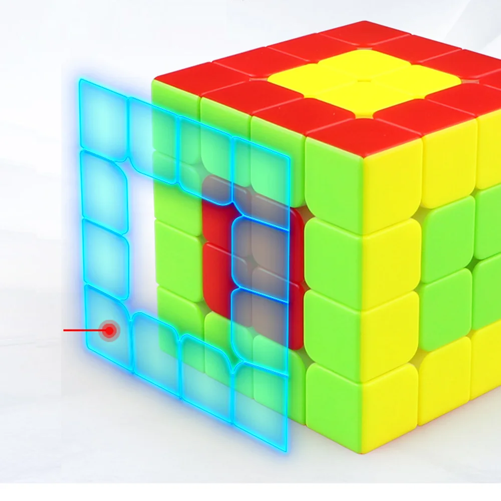 IQ-Cubes QiYi Valk4 M 4x4 Магнитный куб Высокая головоломка с быстрым кубом волшебное профессиональное обучение и образовательные кубики magicos детские игрушки