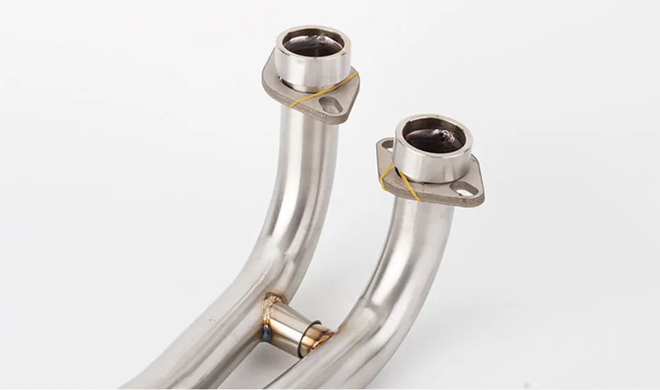 Motorcycle Exhaust Full System Middle Pipe Link Pipe For Yamaha T-MAX Tmax 500 530 T-MAX 530 exhaust 2010-2016 - - Racext 23