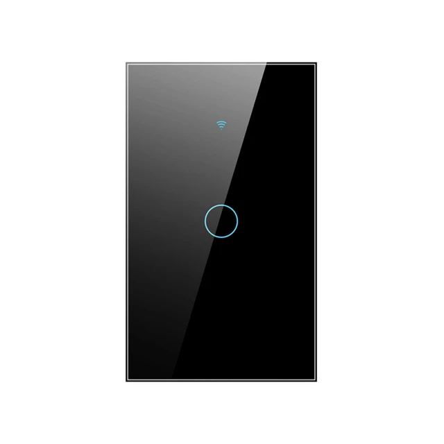 Black 1 gang WIFI