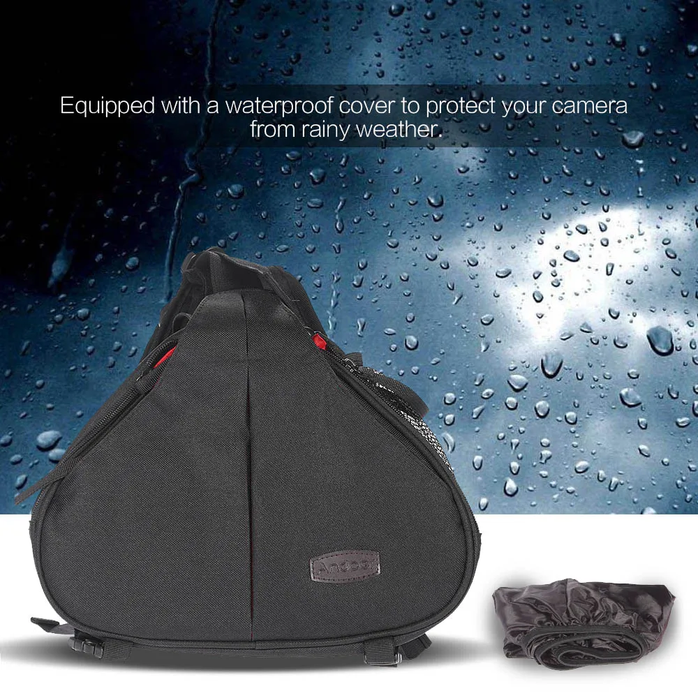 Andoer водостойкая модная мини сумка через плечо сумка для камеры чехол с водонепроницаемой крышкой для Canon Nikon sony SLR DSLR