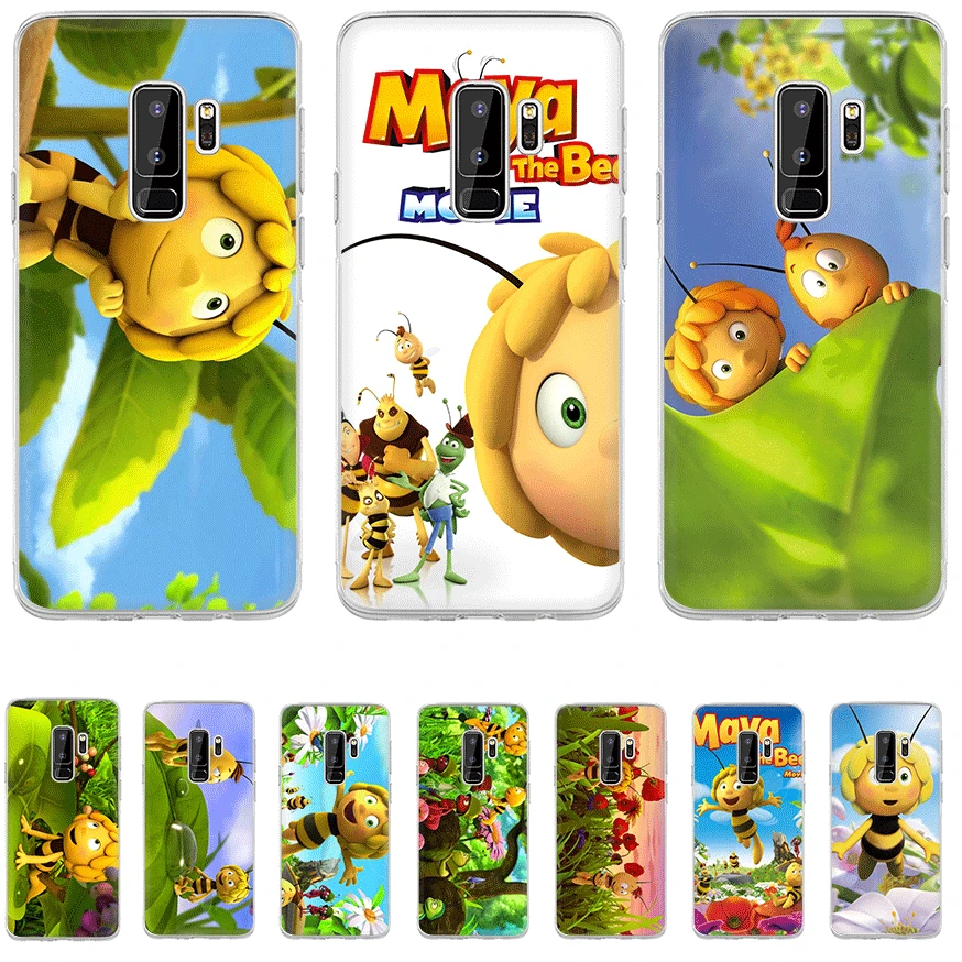 

Phone Case TPU For Samsung Galaxy S6 S7 Edge S8 S9 S10 S10E Plus Note 8 9 M10 M20 M30 M40 Cover Maya The Bee Movie