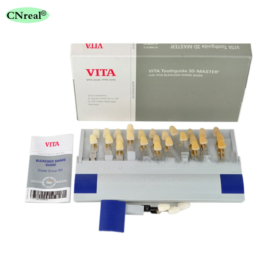 1 set Toothguide 29 Colors Shade Guide with Bleached Resin Shades 4