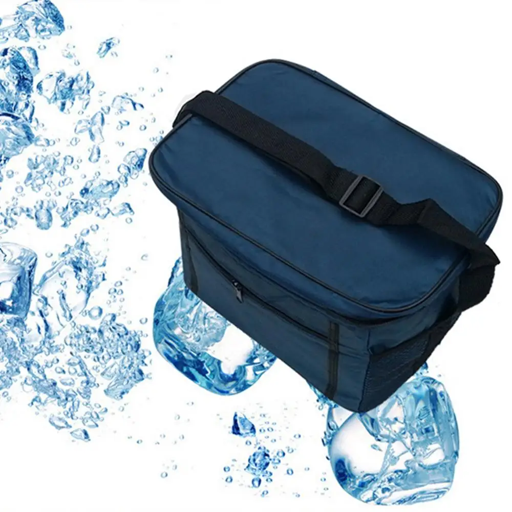 Waterproof Outdoor Picnic Bag Oxford Cloth Ice Box Package Bag Storage Container For Outdoor Hiking BBQ Camping Picnic Bags