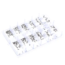 Микро шурупы гайки набор 12 размер Нержавеющая сталь часы очки винты