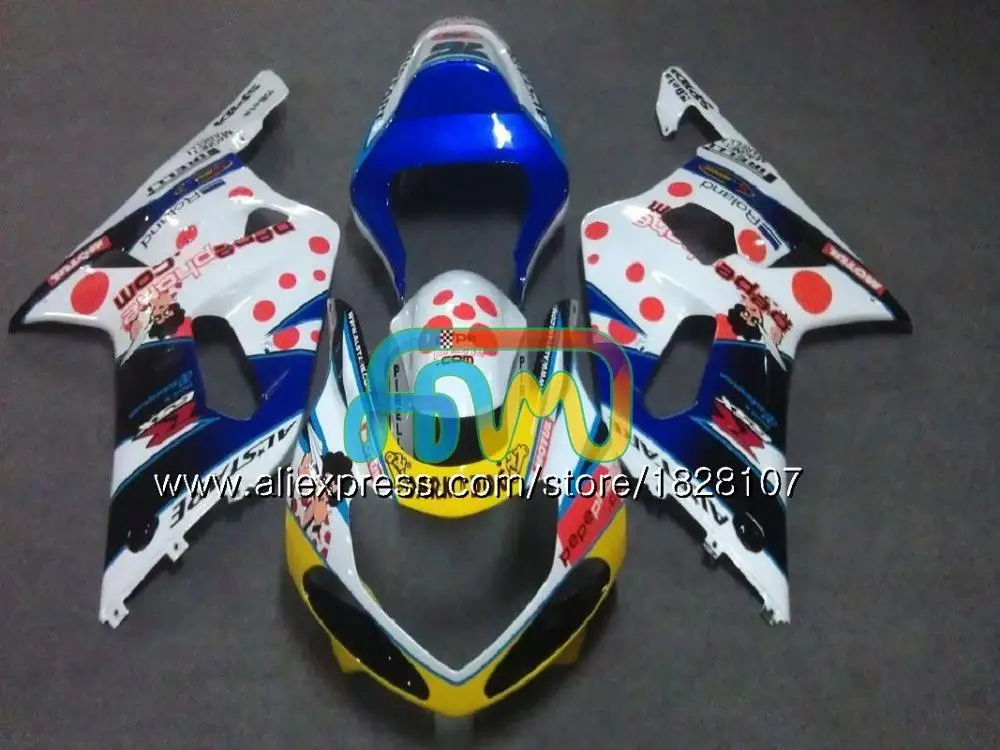 K1 средства ухода за кожей для SUZUKI GSXR-750 GSXR600 01 02 03 35BS. 0 GSXR 750 600 ввиде горшка 01-03 CC GSX-R600 GSXR750 2001 2002 2003 обтекателя черный серебристый - Цвет: No. 27