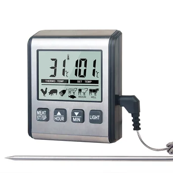 

Digital Kitchen Thermometer For Oven Meat Thermometer With Timer